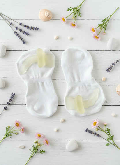 Zehenspreizer Füßlinge mit integriertem Zehenspreizer, statt 27,99€