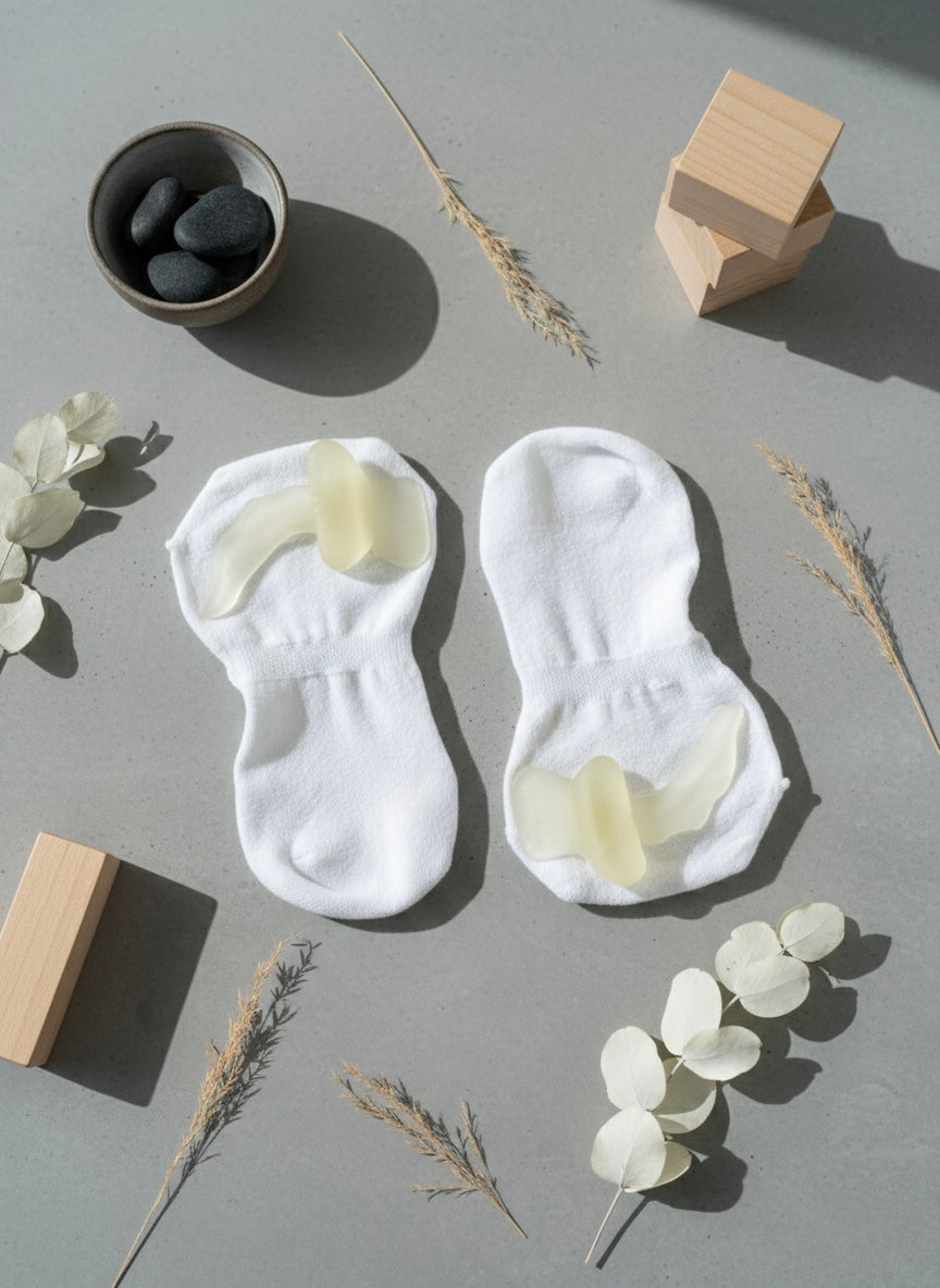 Zehenspreizer Füßlinge mit integriertem Zehenspreizer, statt 27,99€