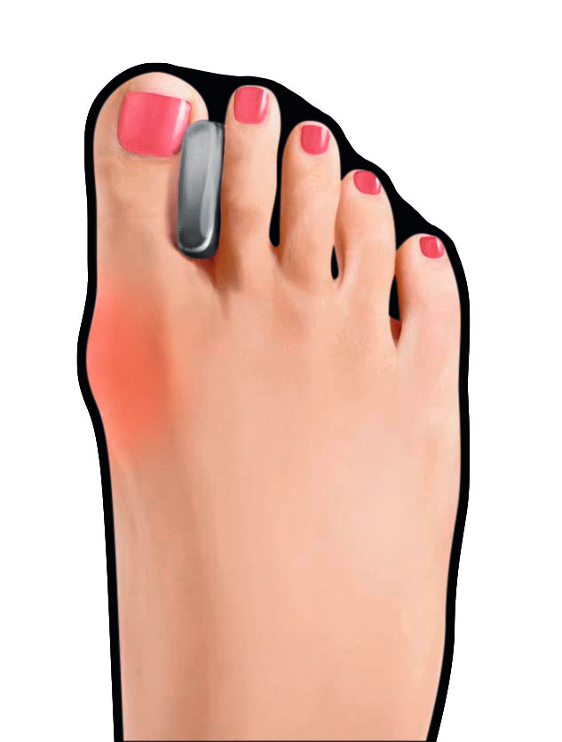 Gobunion Hallux Fütlinge with integrated toe spreader, size 35-38